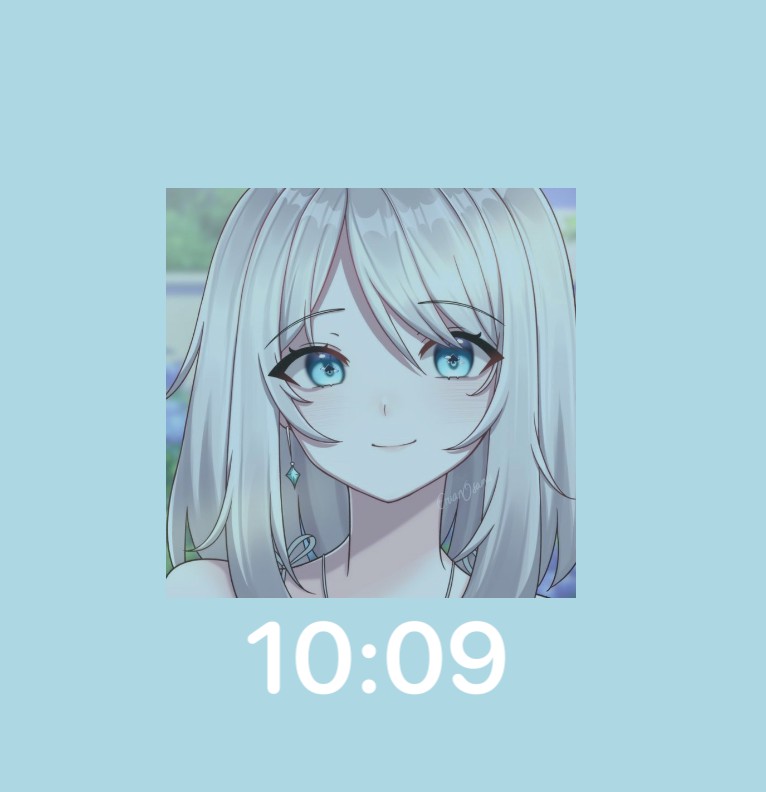 shine blue girl