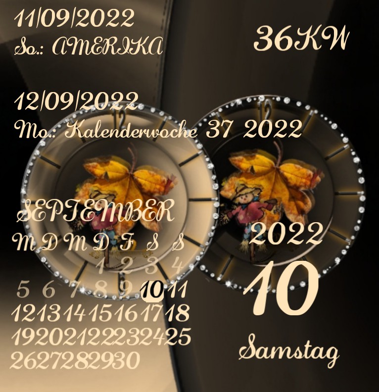 Kalender Privat Herbst Dim 