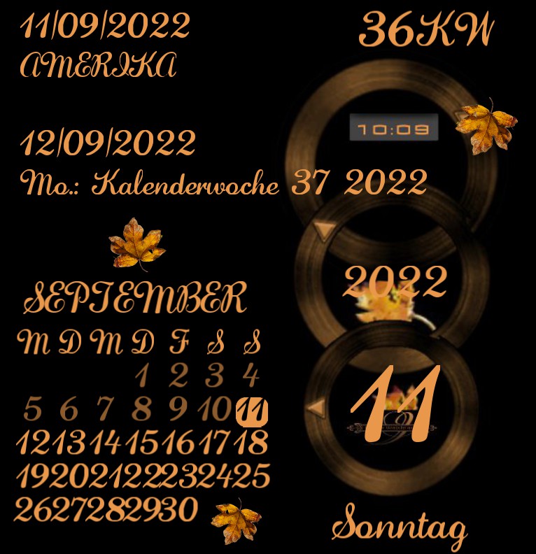 Kalender Autumn Design 1