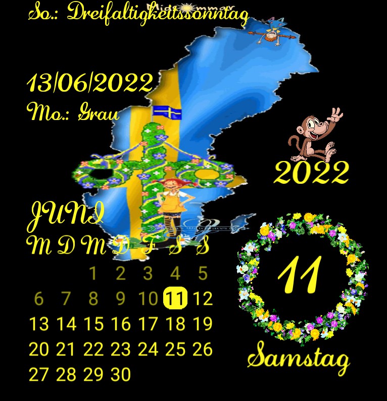 Kalender Midsommar Schweden  Copy