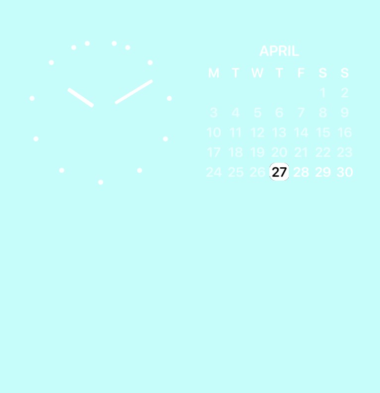Analog Clock and Calendar