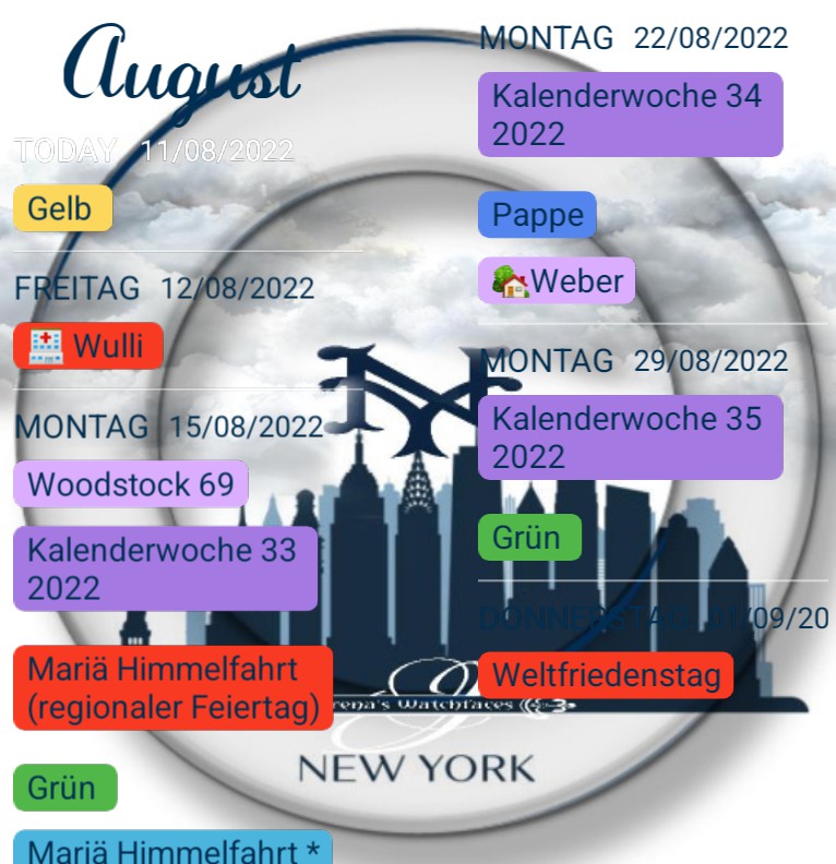 Termine NY  