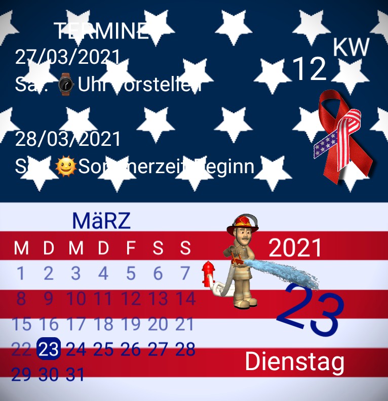 Kalender Amerika never forget 
