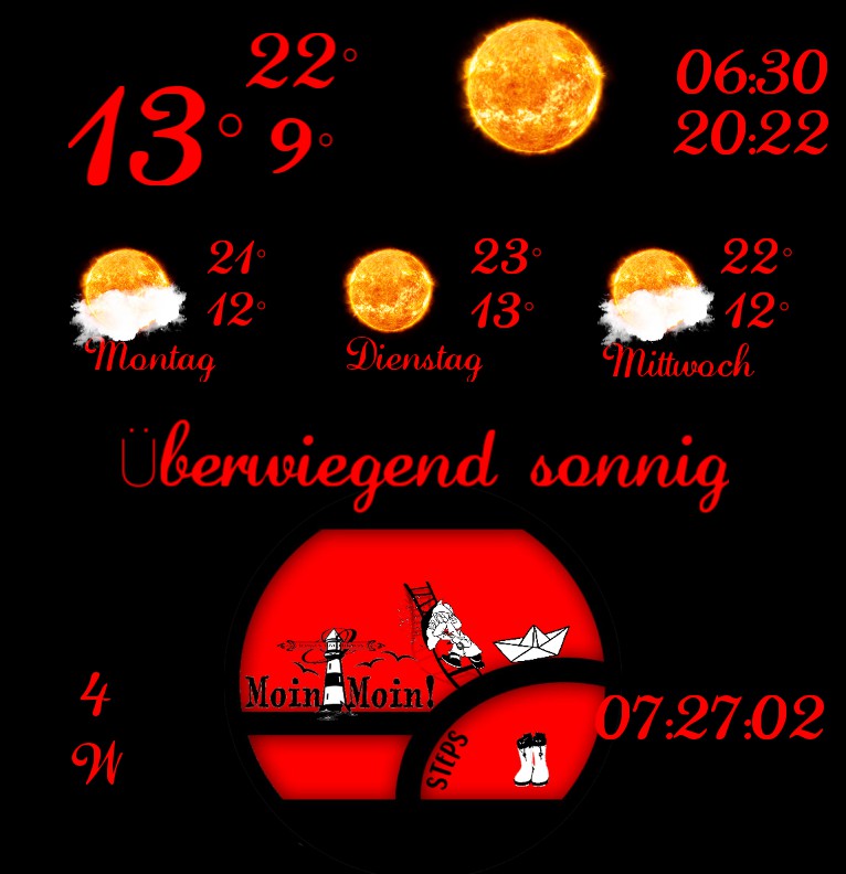 Wetter Gross Weihnachtsuhr  Copy