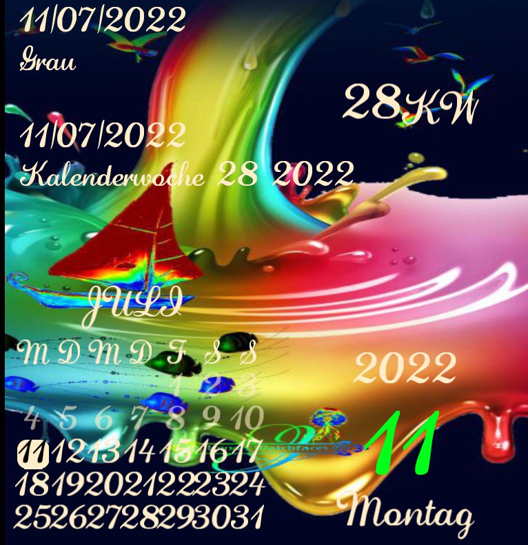 Kalender Farbenmeer  