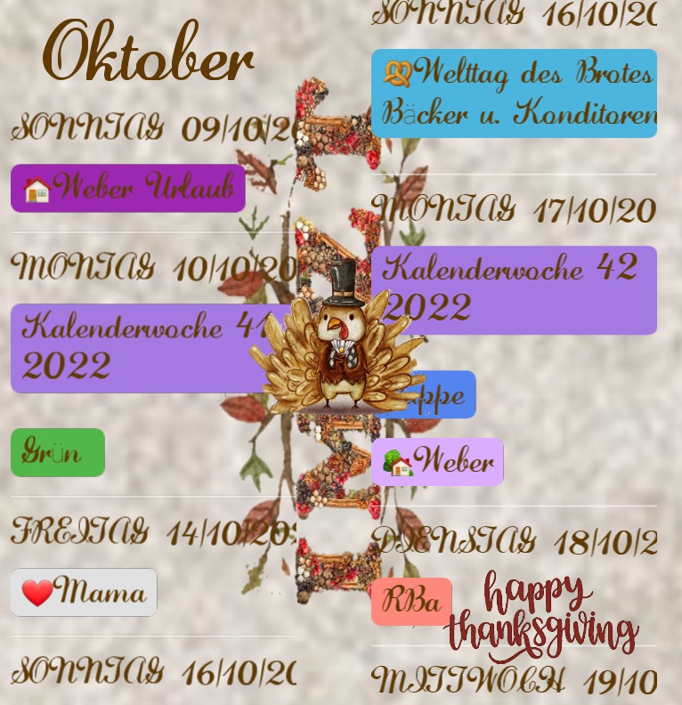 Agenda IMZT DIAMOND Thanksgiving 