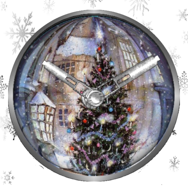 Clock 1 Snow Globe  