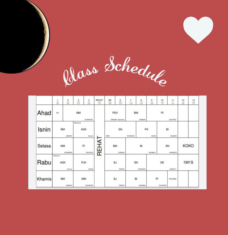 Class Schedule