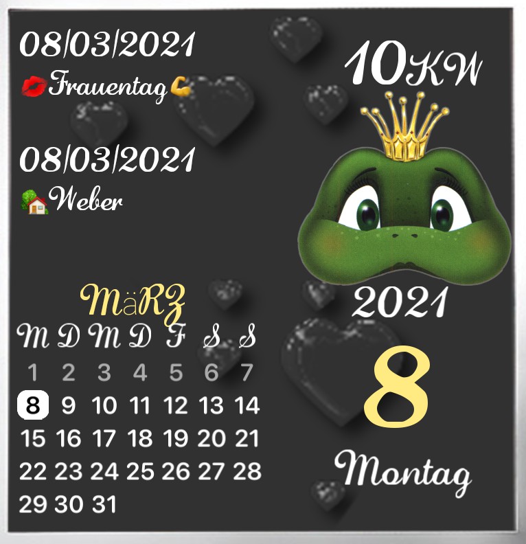 Kalender gross Serie Frog