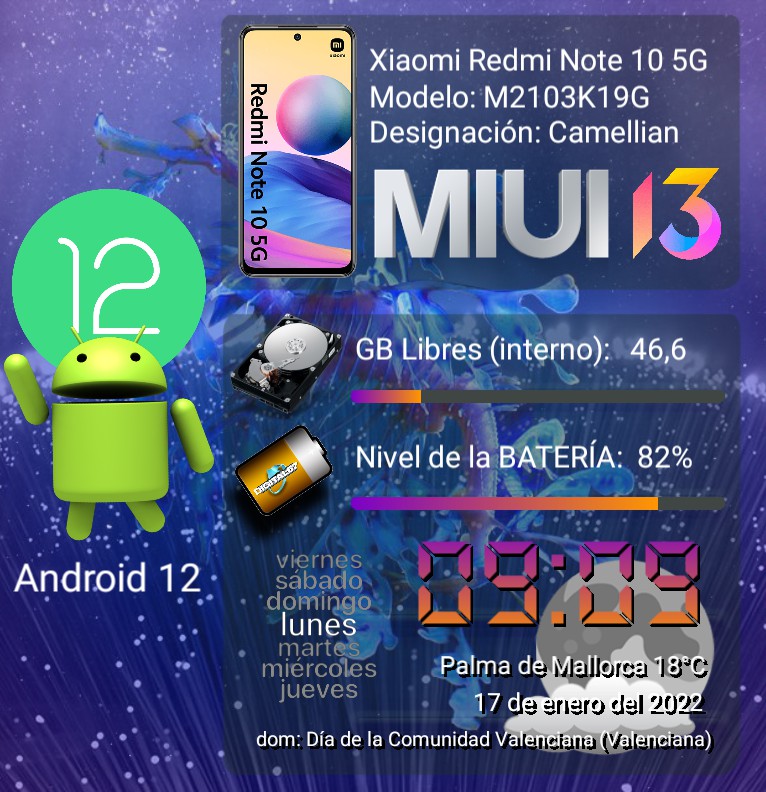 Android 12 MIUI 13 INFO SYSTEM