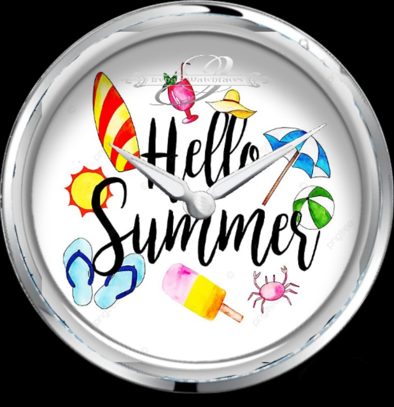 Clock Hello Summer 