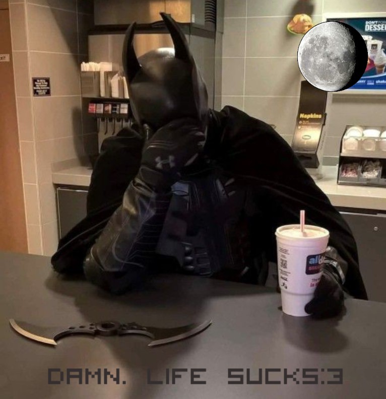 Batman sad