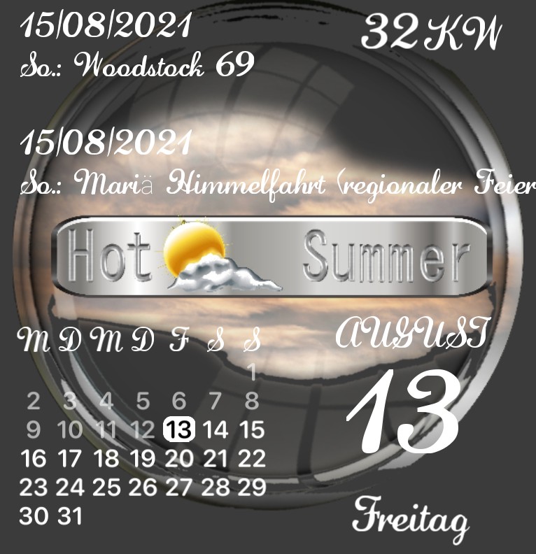 Kalender Hot Summer 