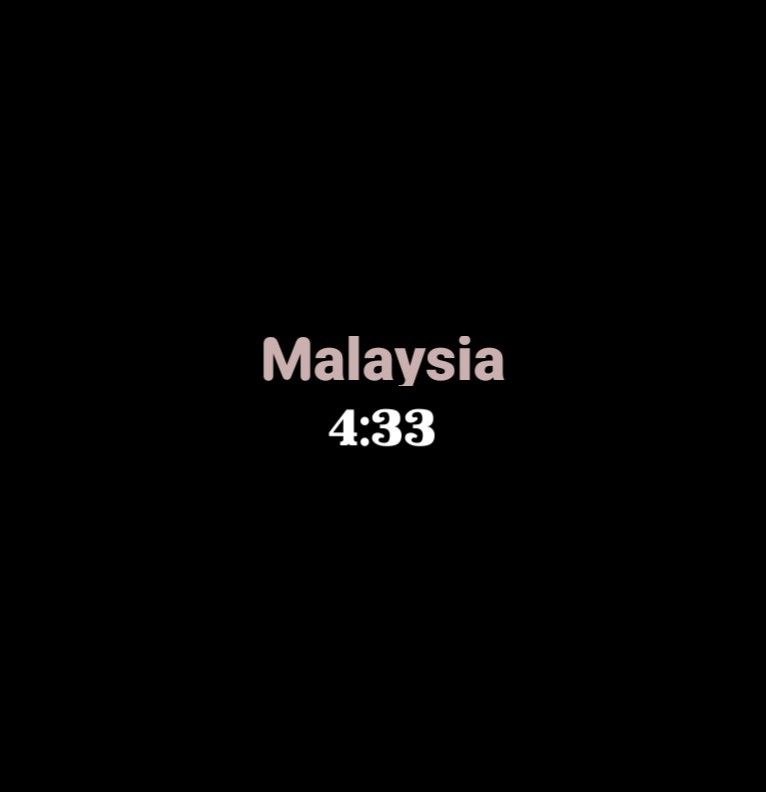 Malaysia Time