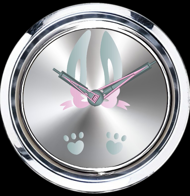 Clock Ostern Hase