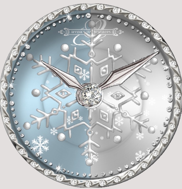 Clock Winter Slider Neu