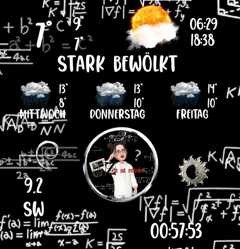 Wetter Mathematik Emoji 