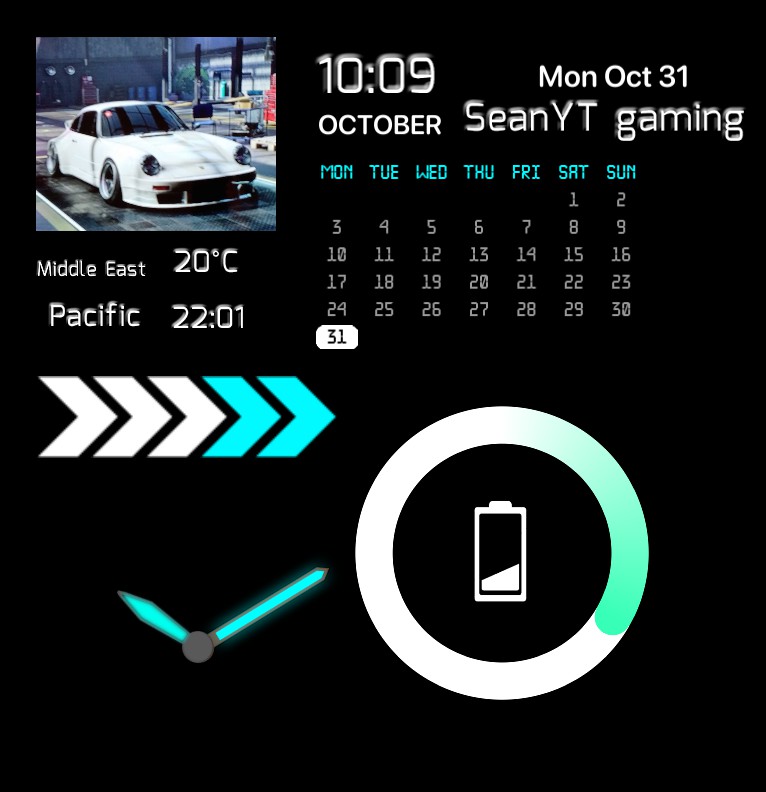 clean widget