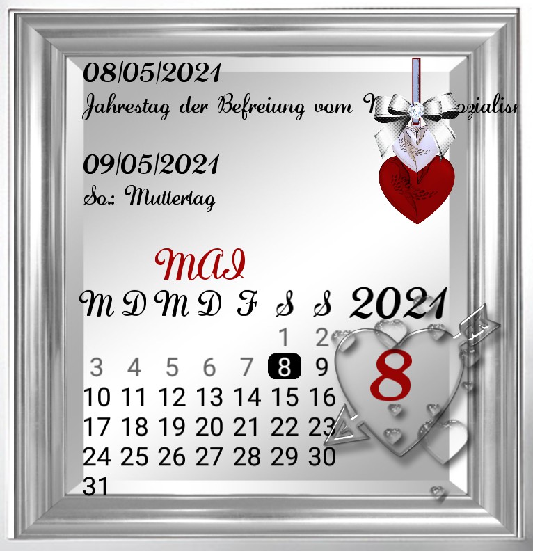Kalender gross Serie Muttertag 