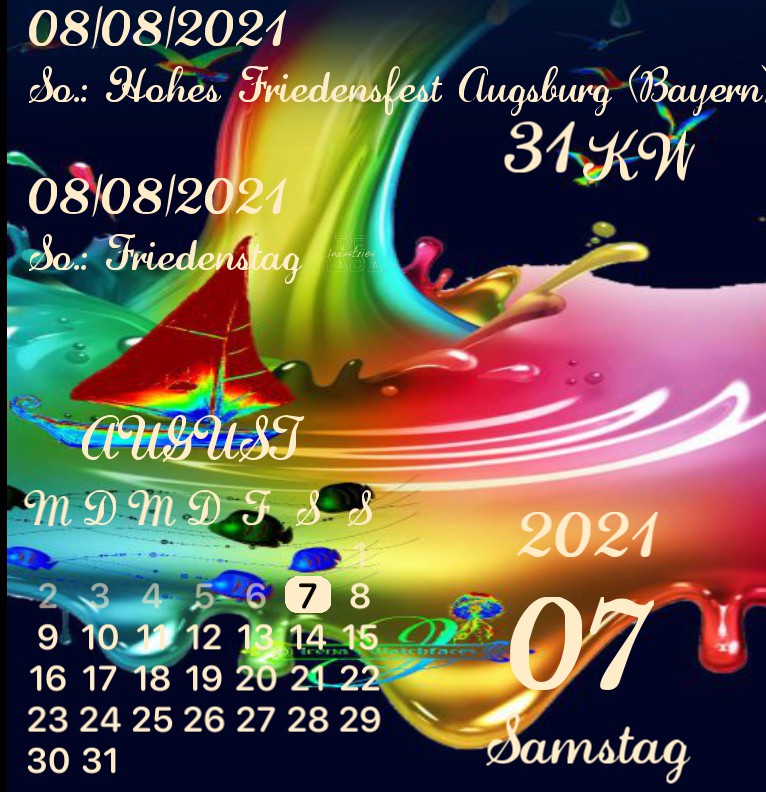 Kalender Farbenmeer 