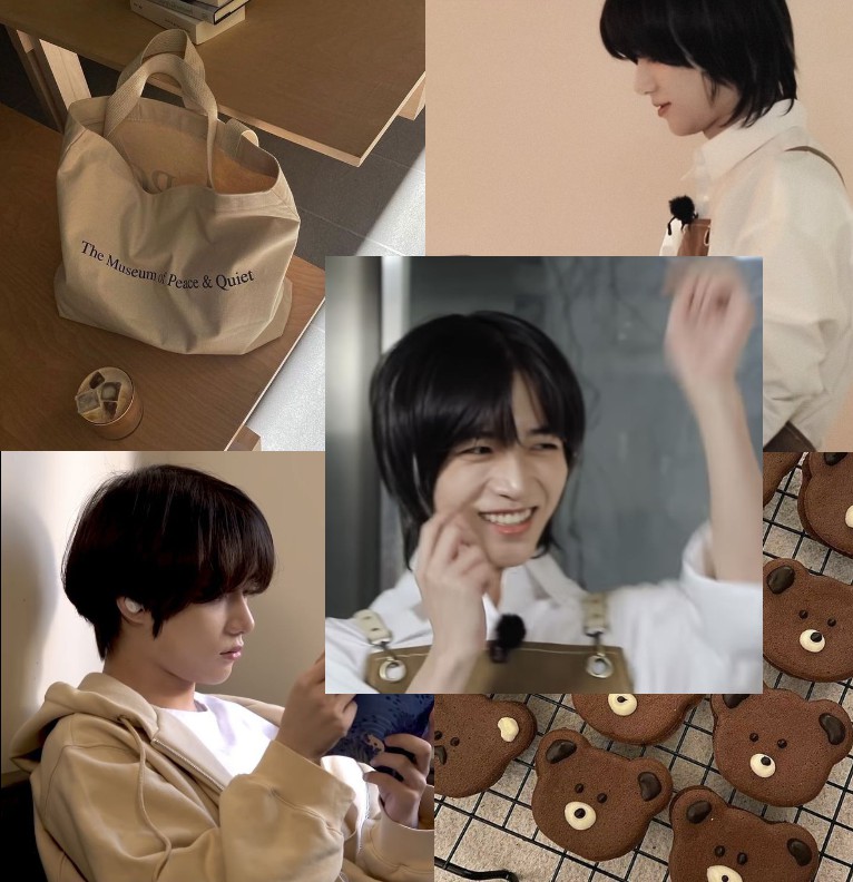 brown aesthetic beomgyu