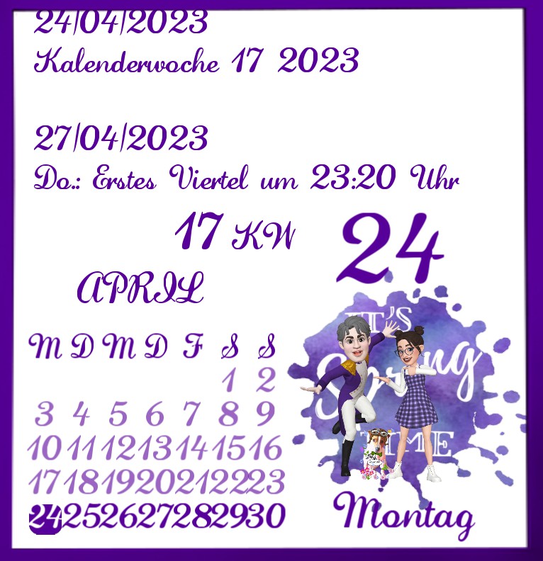 Kalender  Springtime 1