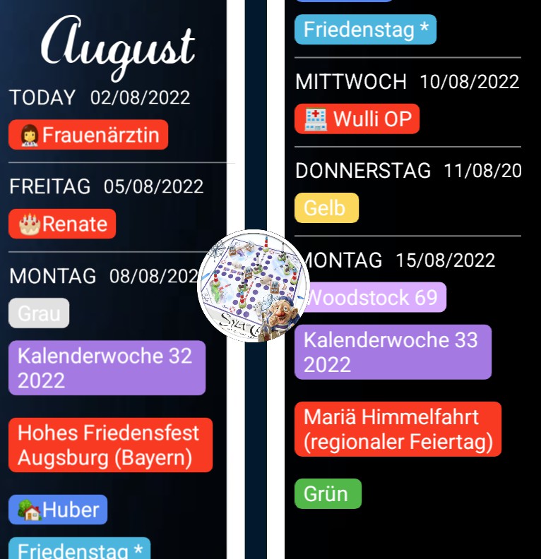 Agenda Mensch aergere dich nicht SYLT 