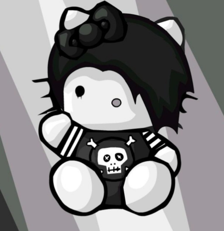 Emo hello kitty