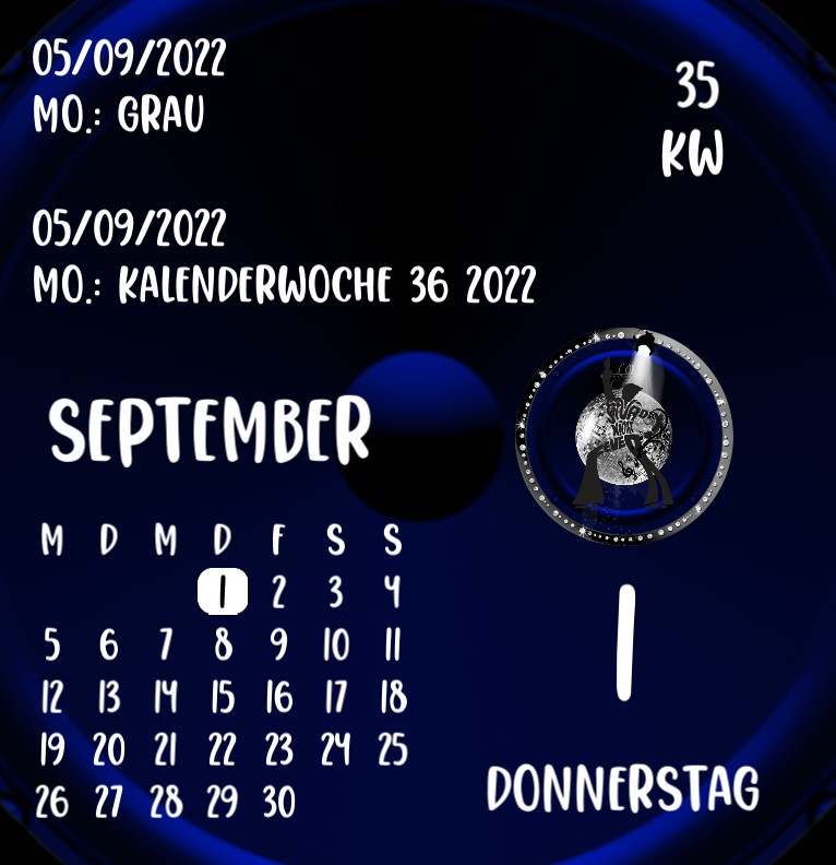 Kalender Saturday Night Fever blue 