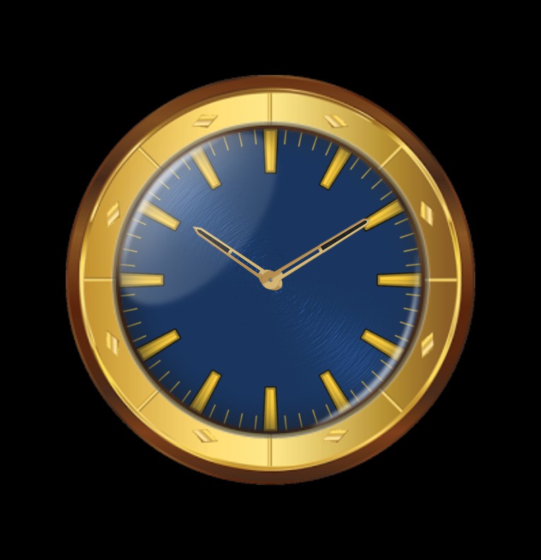 Gold and Blue Glass 2