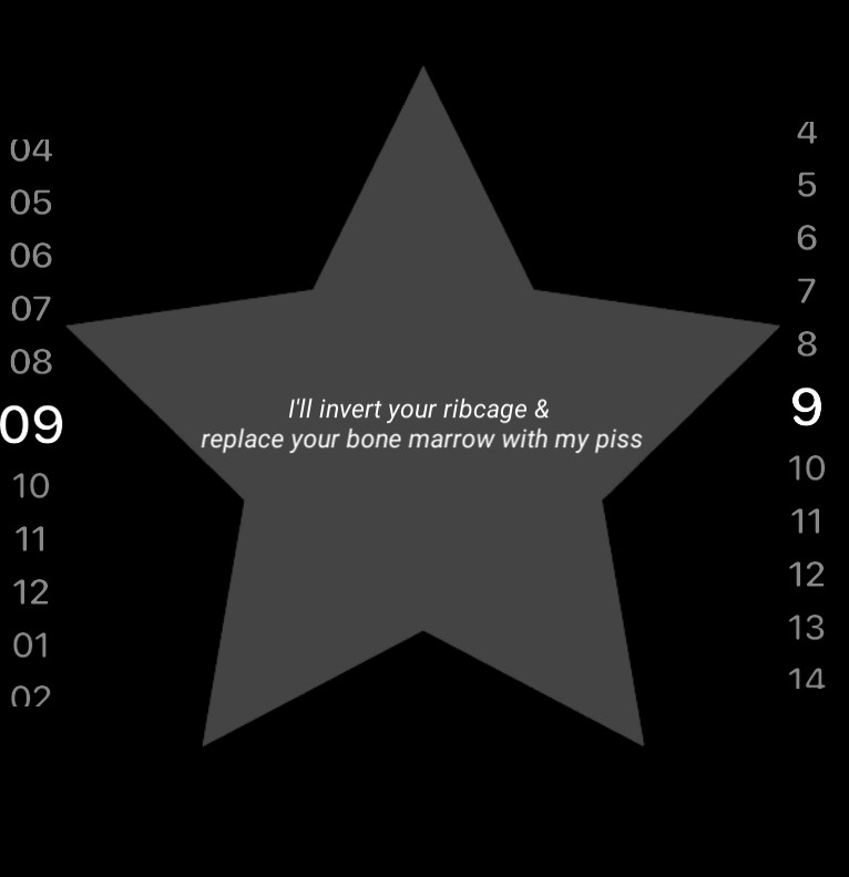 transparent star