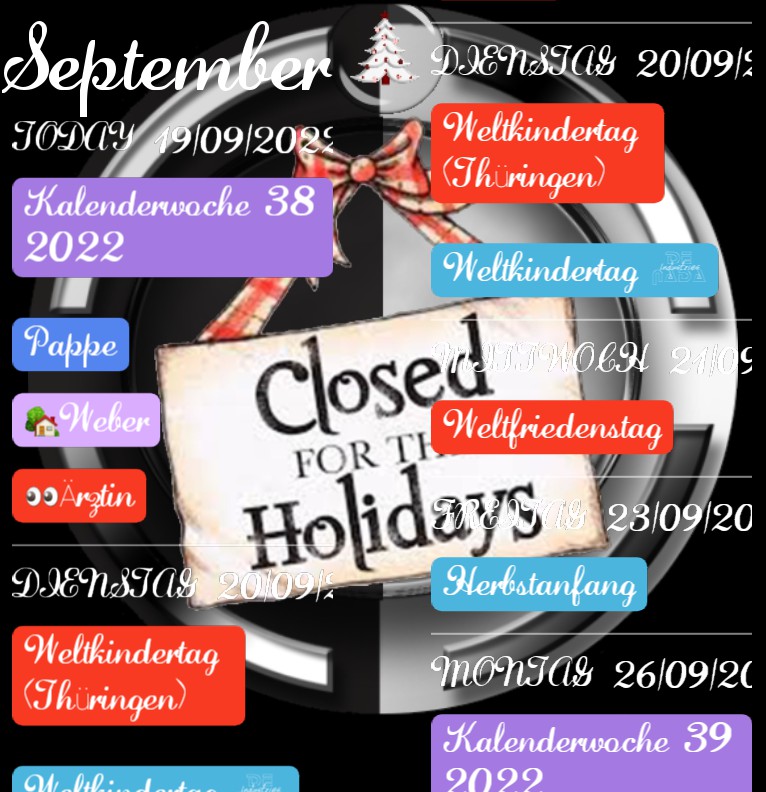 Termine Thanksgiving 1