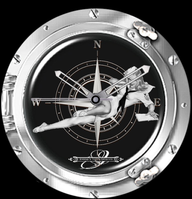 Clock Bullauge Pin Up 