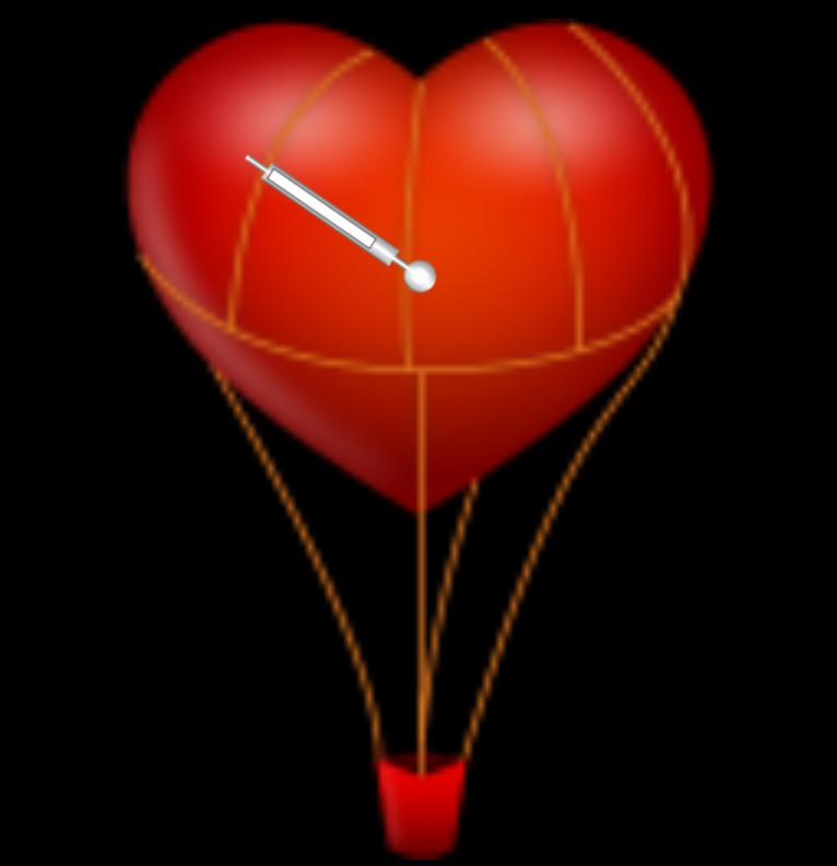Clock Loveairline  STUNDE 