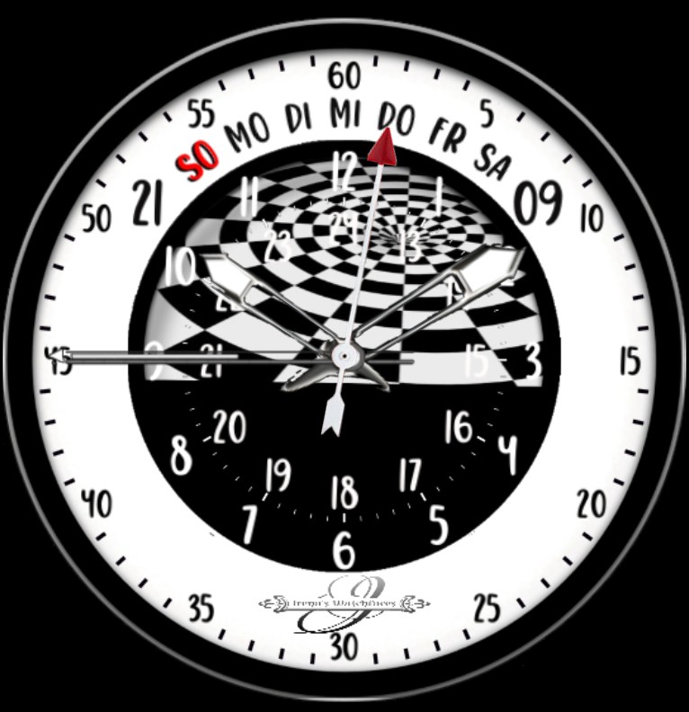Clock Black White Cover