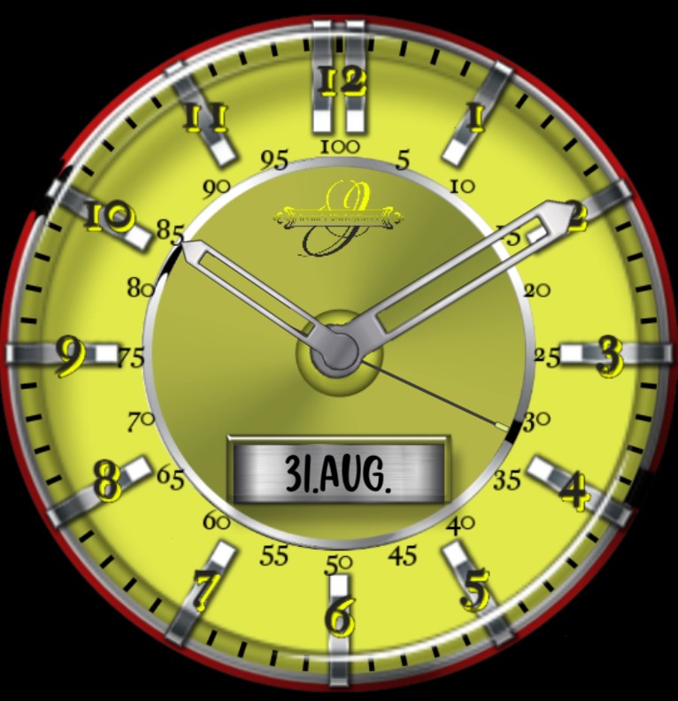 Clock Lemongras 