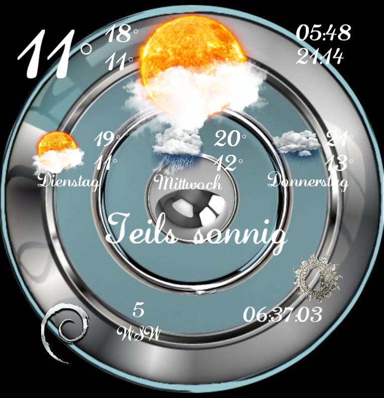Widget Wetter Design 1487