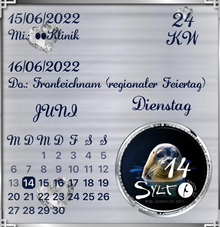 Kalender Sylt Sie 