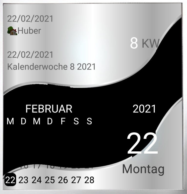 Kalender gross Serie Welle