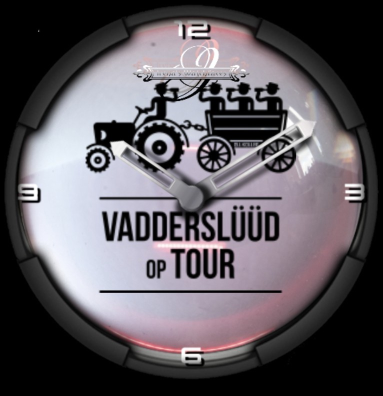 Clock 1 Vatertag  rosa 