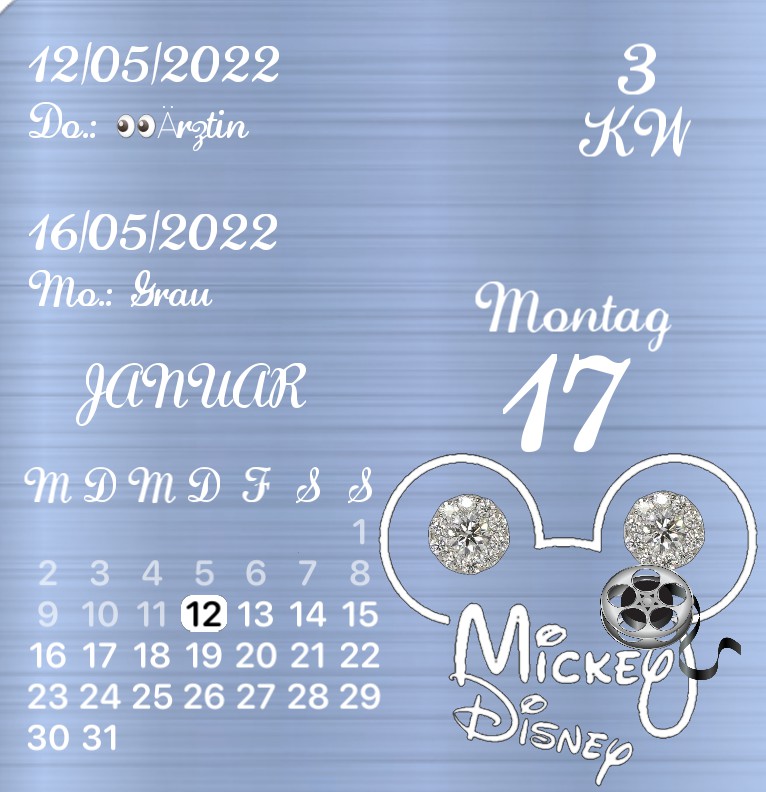 Kalender Mickey Luxus 1