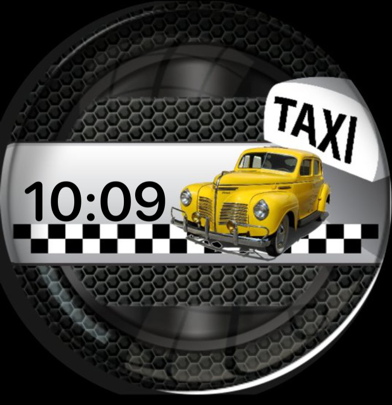Clock TAXI 