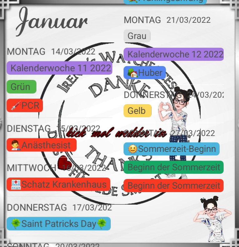 Termine Werbe 1 Widget  