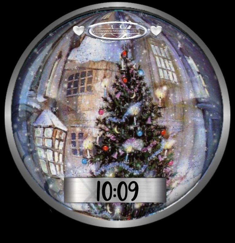 Clock Snow Globe 