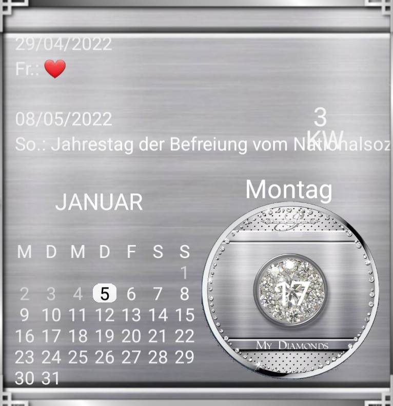 Kalender My Diamonds 