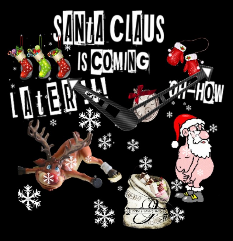 Clock Santa Claus is to late 