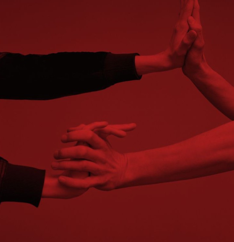 red hands