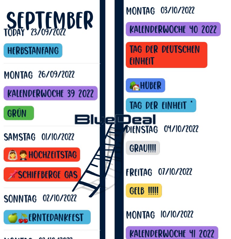Termine BlueDeal 