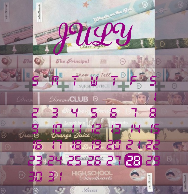 K-12 calendar 