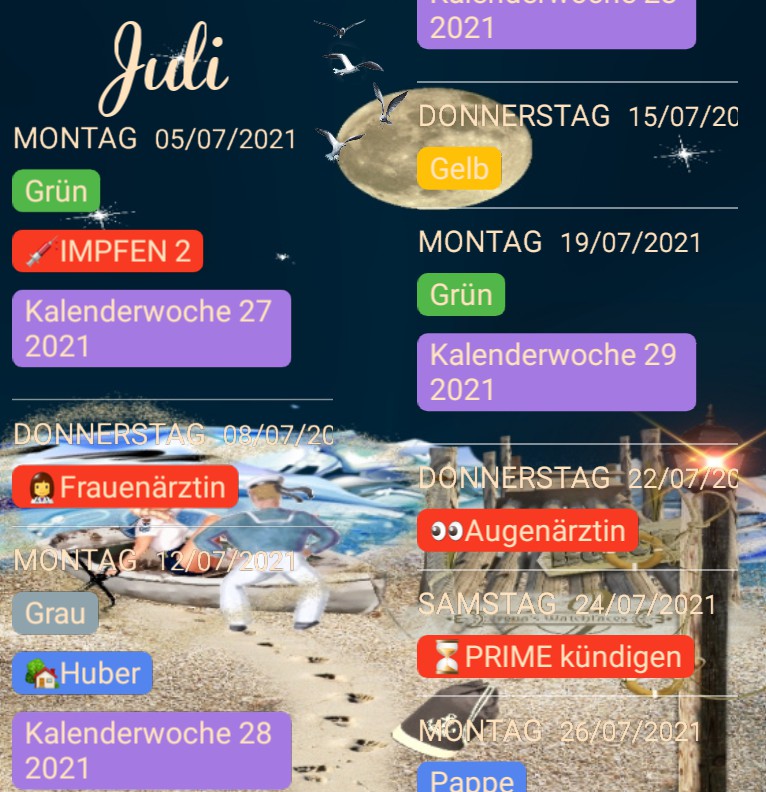 Termine Kuestenkind  18 Nacht